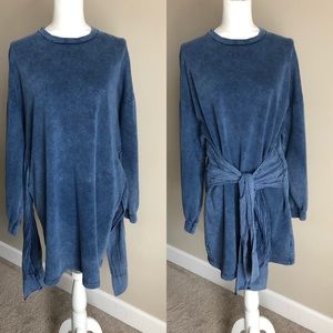 Zara Oversized Tie Sweater